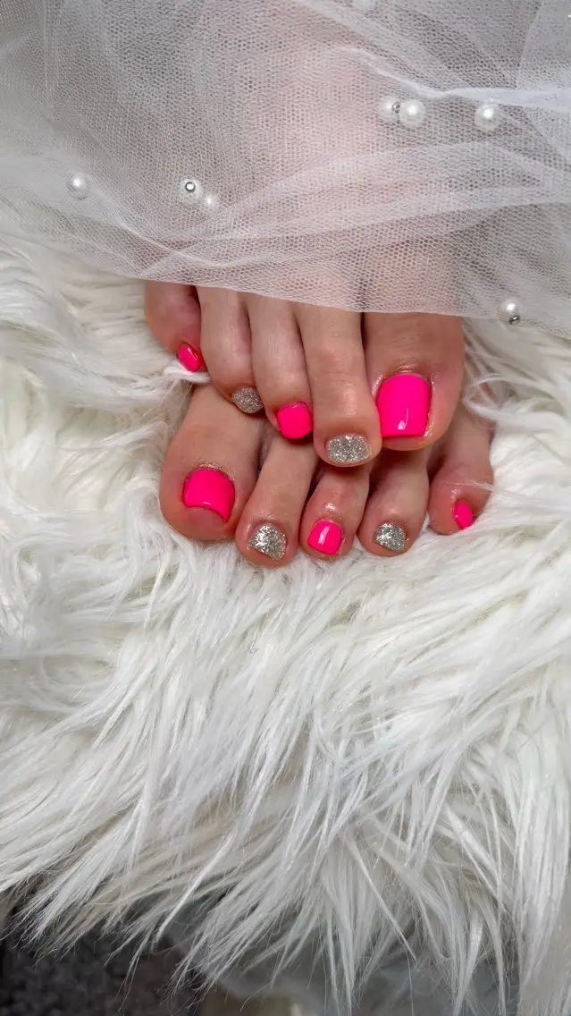 フット ワンカラー ラメあり⭐︎【オフ無し】の写真