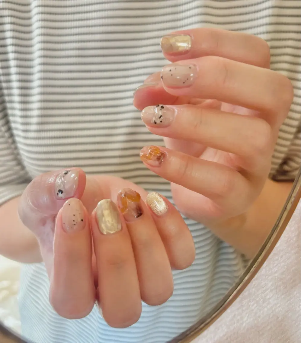 ネイル ハンドネイル amélier ꕁアメリエꕁのネイルデザイン