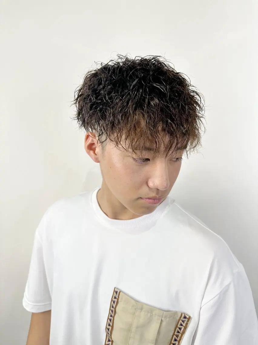 カット＋ツイストパーマの写真