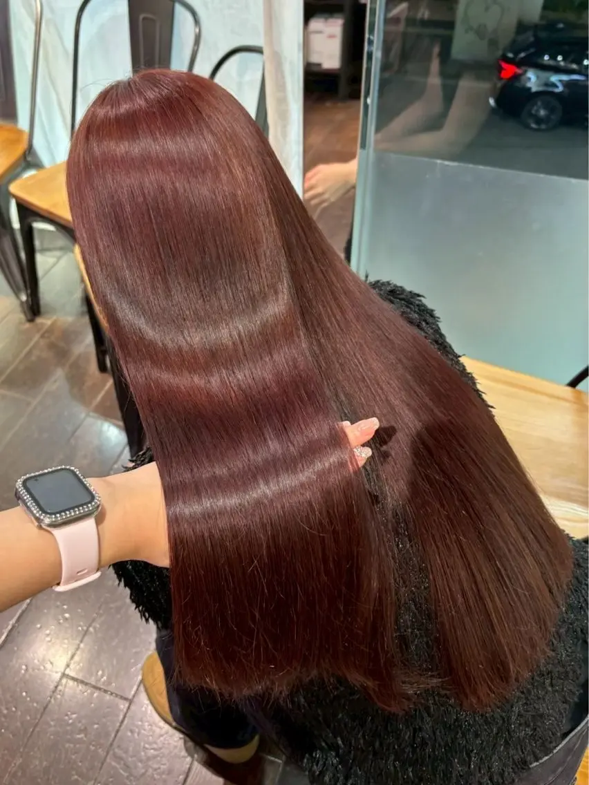 【学割U24】ブリーチなしダブルカラー➕クイックトリートメントの写真