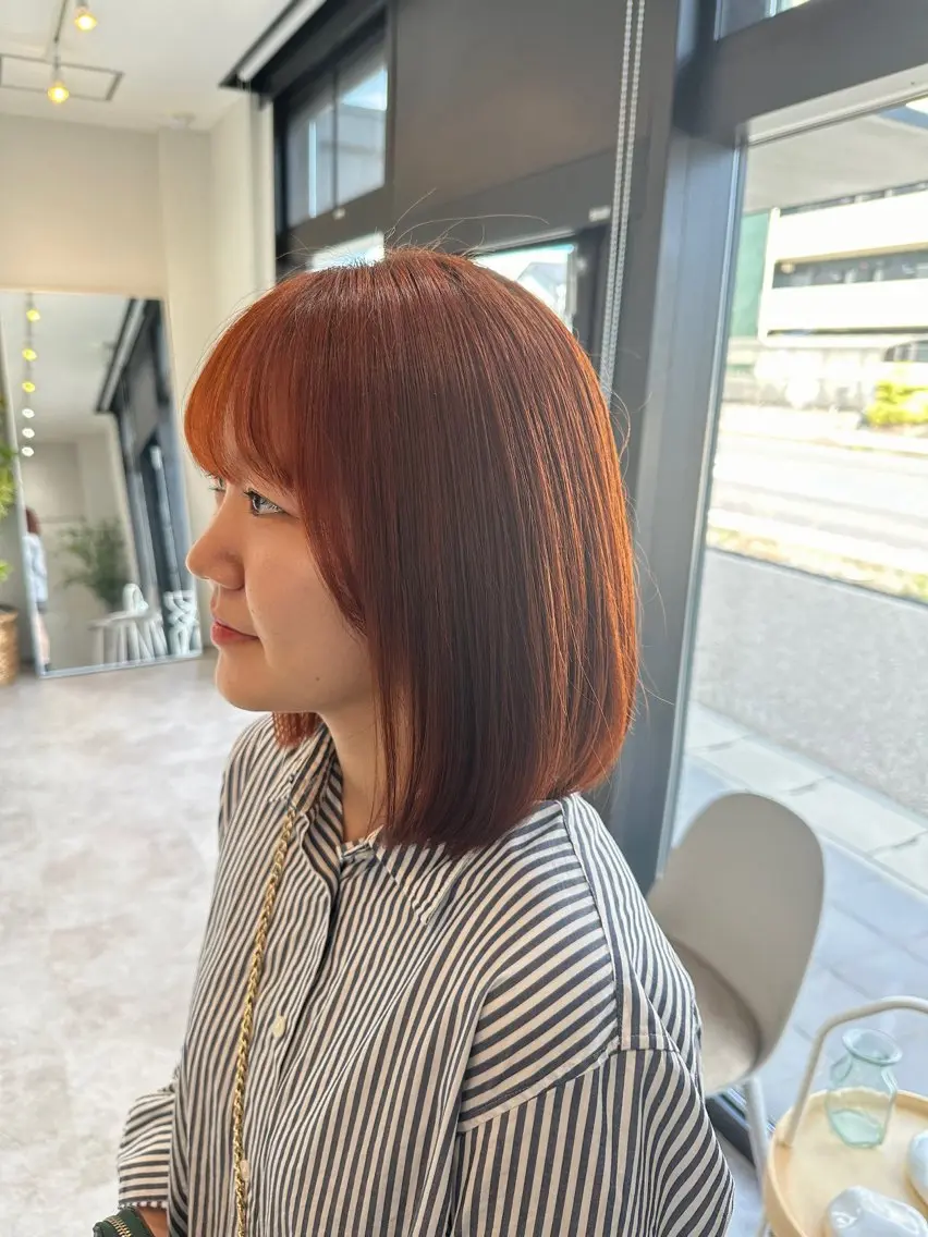 ショート カラー ブリーチ ブリーチなしカラー カット ヘアカラー トリートメント 🫧SOYON non🫧のヘアスタイル