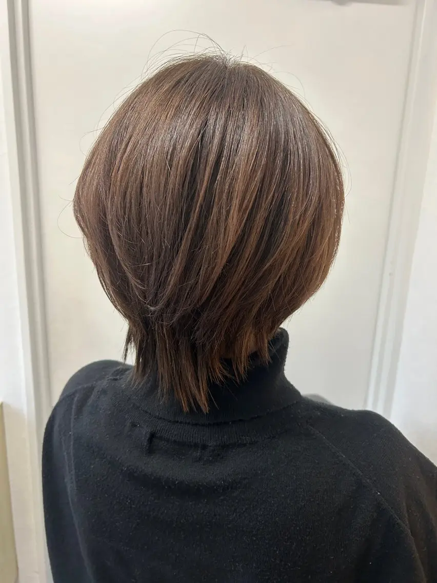 ショート カラー 久木原 ゆりのヘアスタイル