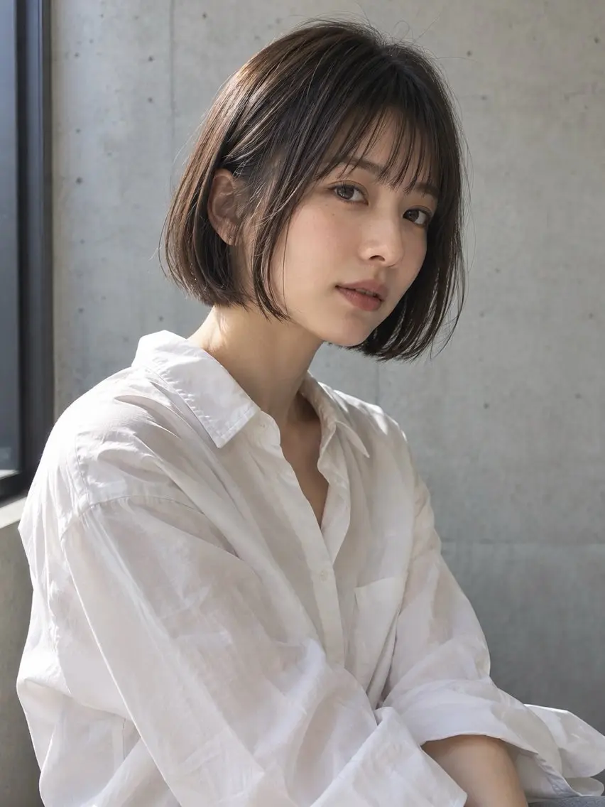 ミディアム ヘアカラー トリートメント SOUSHI /GARTE代官山のヘアスタイル
