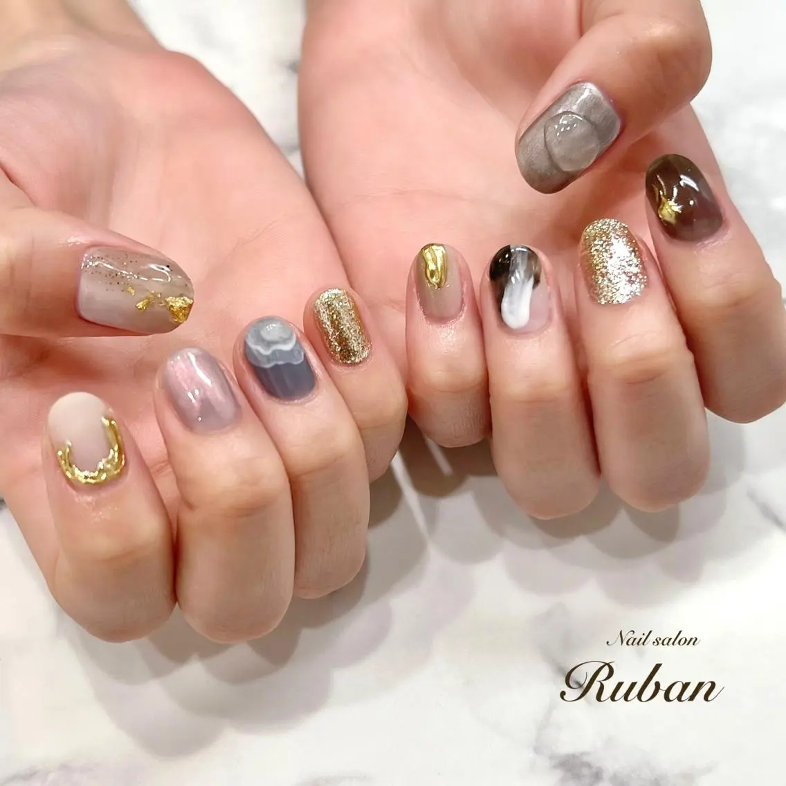 ネイル Nail salon Rubanのネイルデザイン