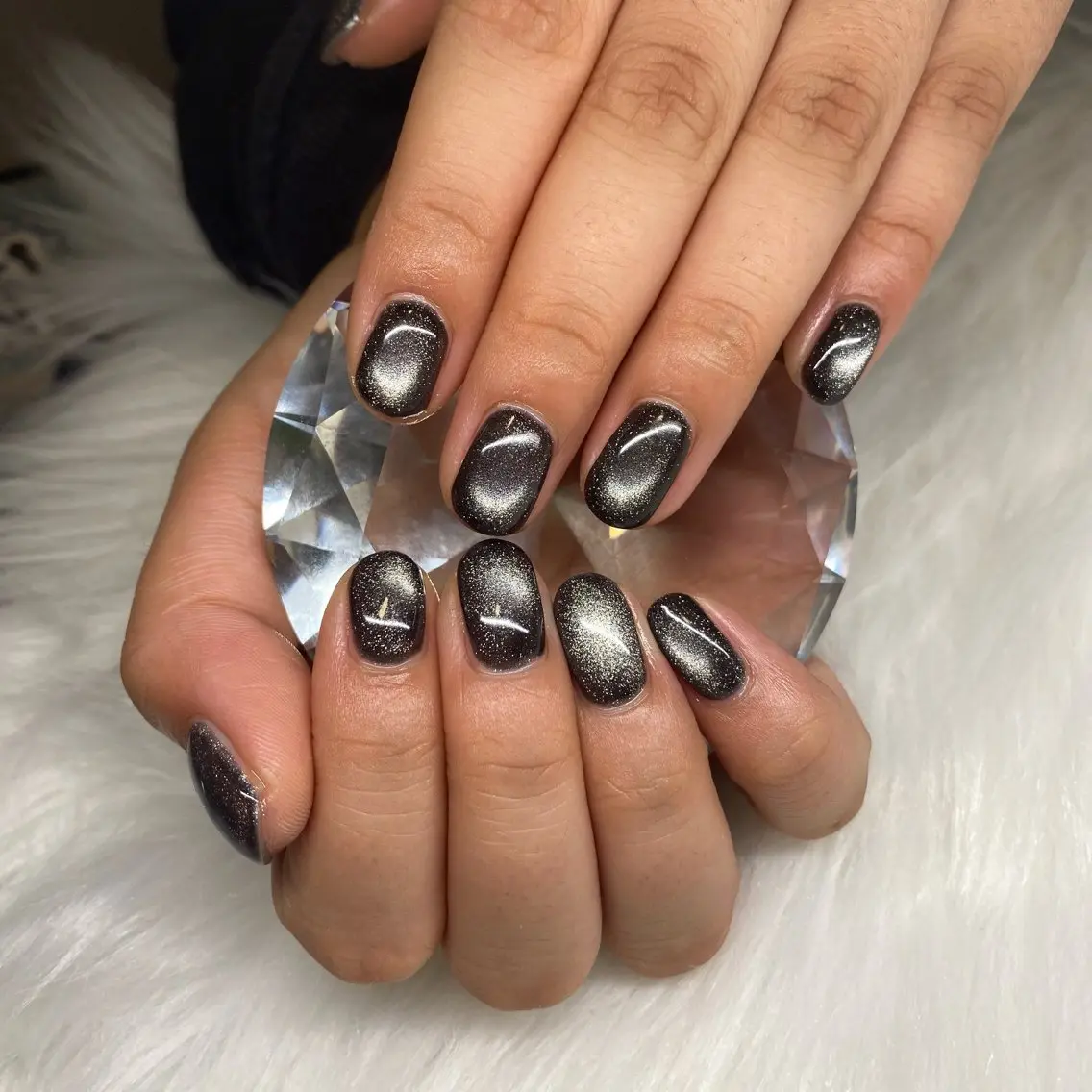 ネイル マグネットネイル nail salon milkのネイルデザイン