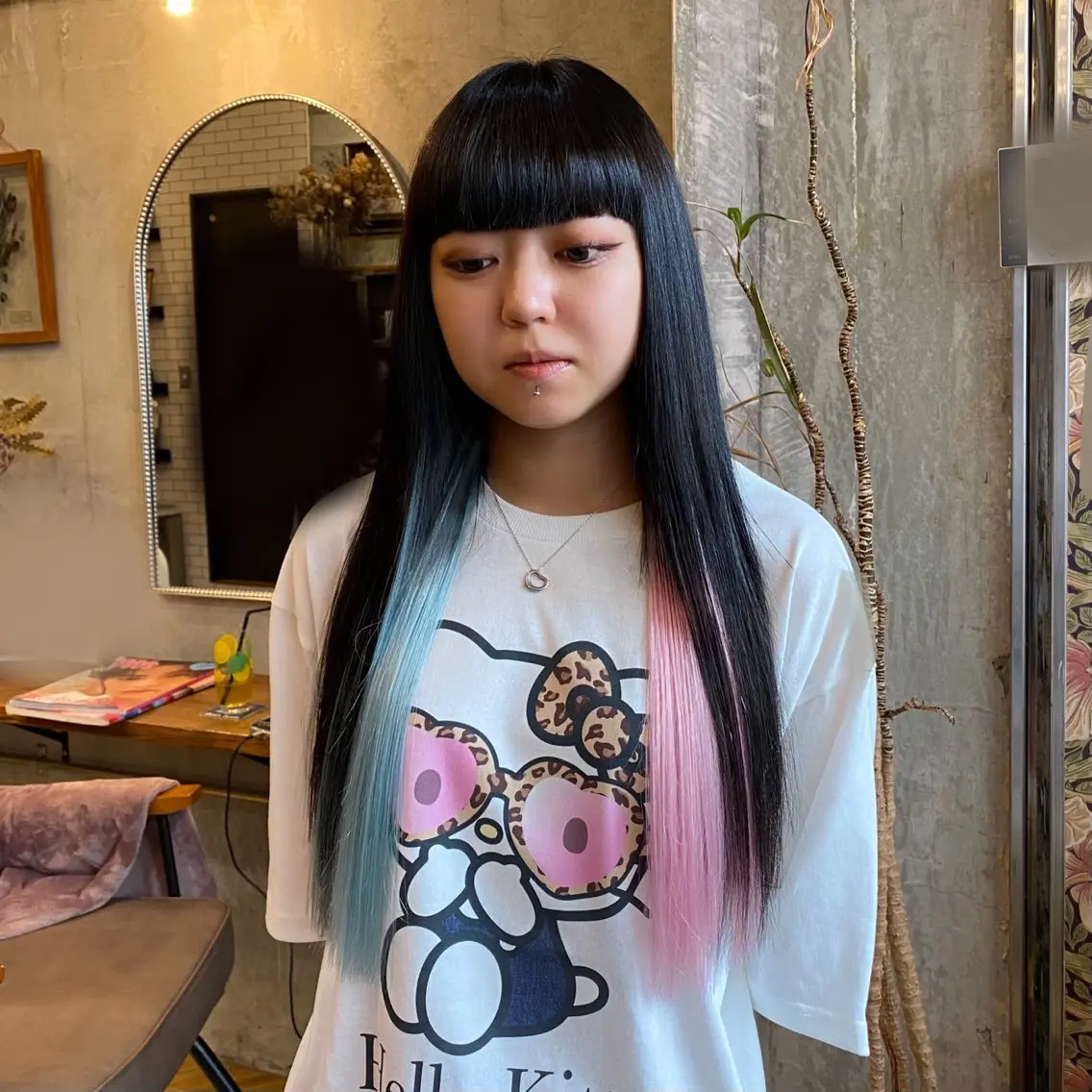 ロング ヘアカラー エクステ シールエクステ 🐁ONOの眉毛・アイブロウイメージ