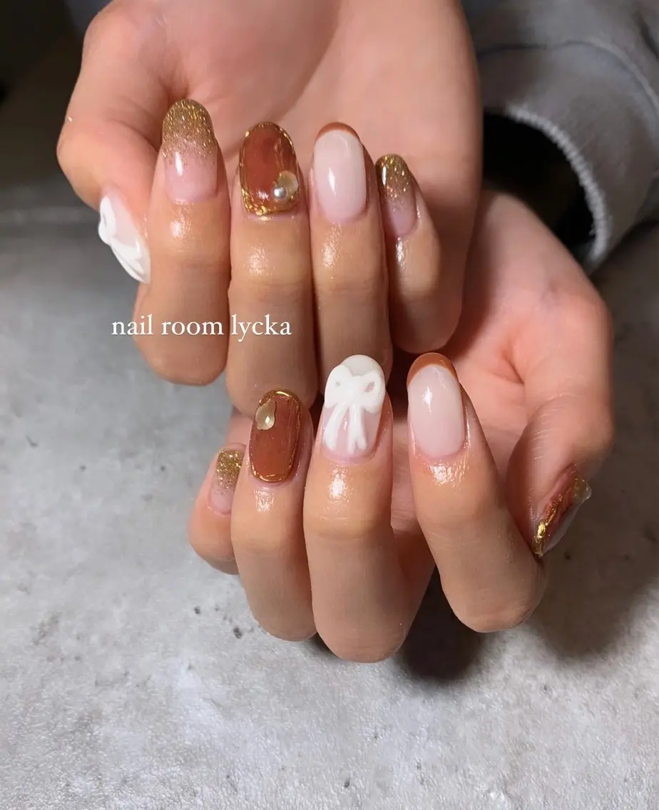 ネイル ネイルルームリッカ 𝐦𝐚𝐲𝐮のネイルデザイン