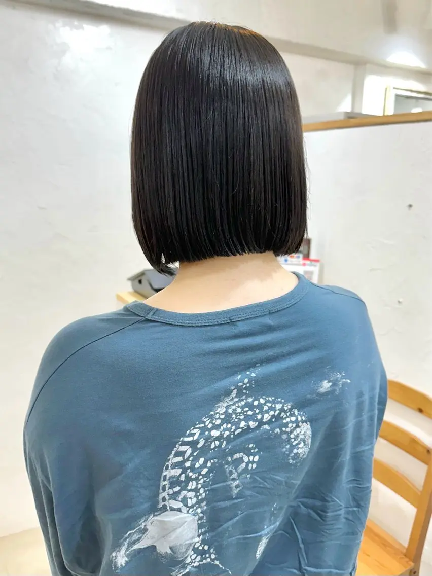 ショート 髪質改善 縮毛矯正/ レイヤー/銀座/本木のヘアスタイル