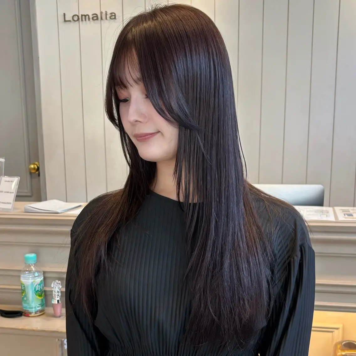 🍋カット + ケアカラー + プレミアム縮毛矯正 + 前処理トリートメント + クイックトリートメントの写真