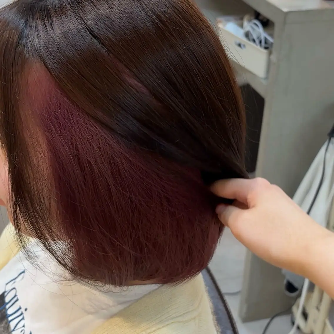 カラー ヘアカラー こうら かすみのヘアスタイル