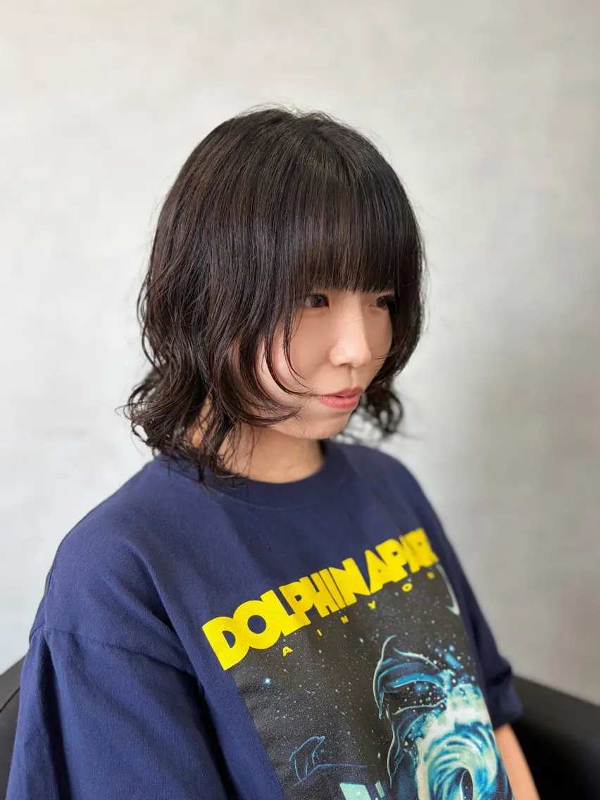 ショート カラー カット パーマ THE ECT 🌸濱吉優希🌸のヘアスタイル