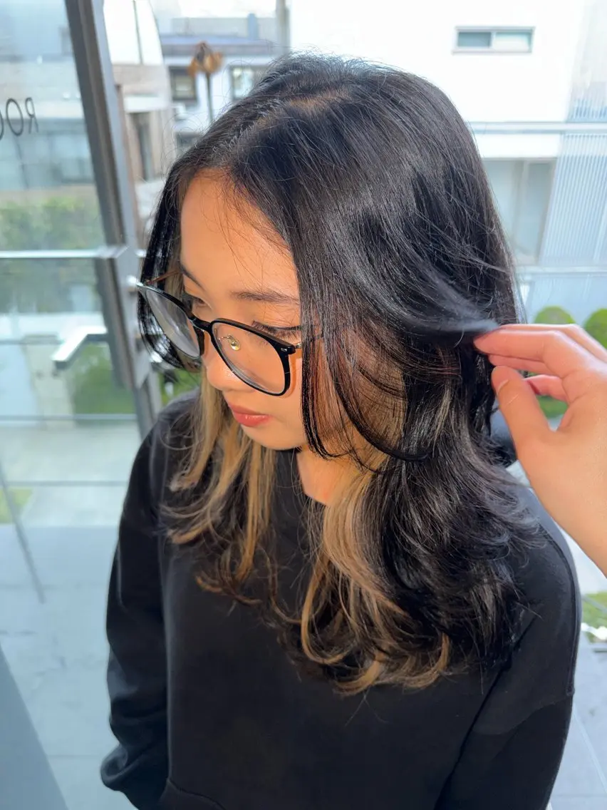 ロング カラー ブリーチ 🫧カラーモデル募集 🫧Hiyuのヘアスタイル