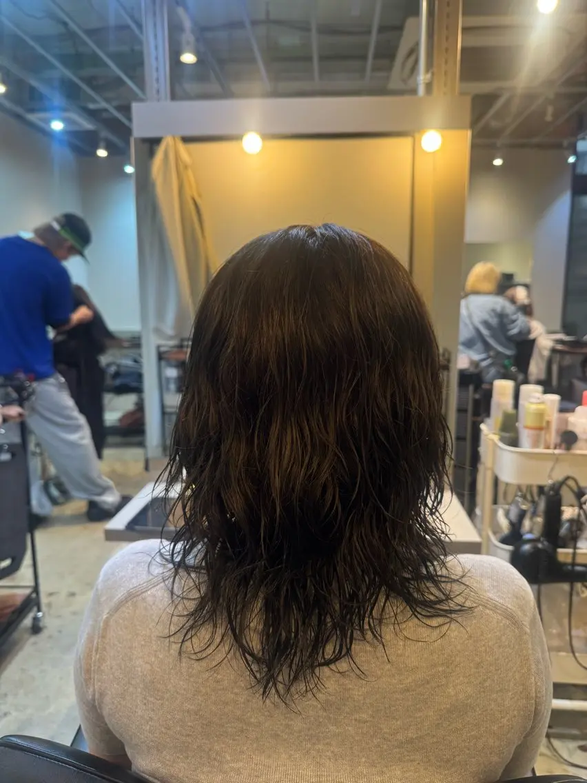 カラー ヘアカラー トリートメント 櫻木 志穏のヘアスタイル