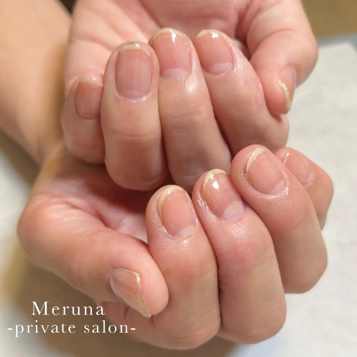 ネイル クリアネイル ハンドネイル Meruna .ﾒﾙｰﾅ.のネイルデザイン