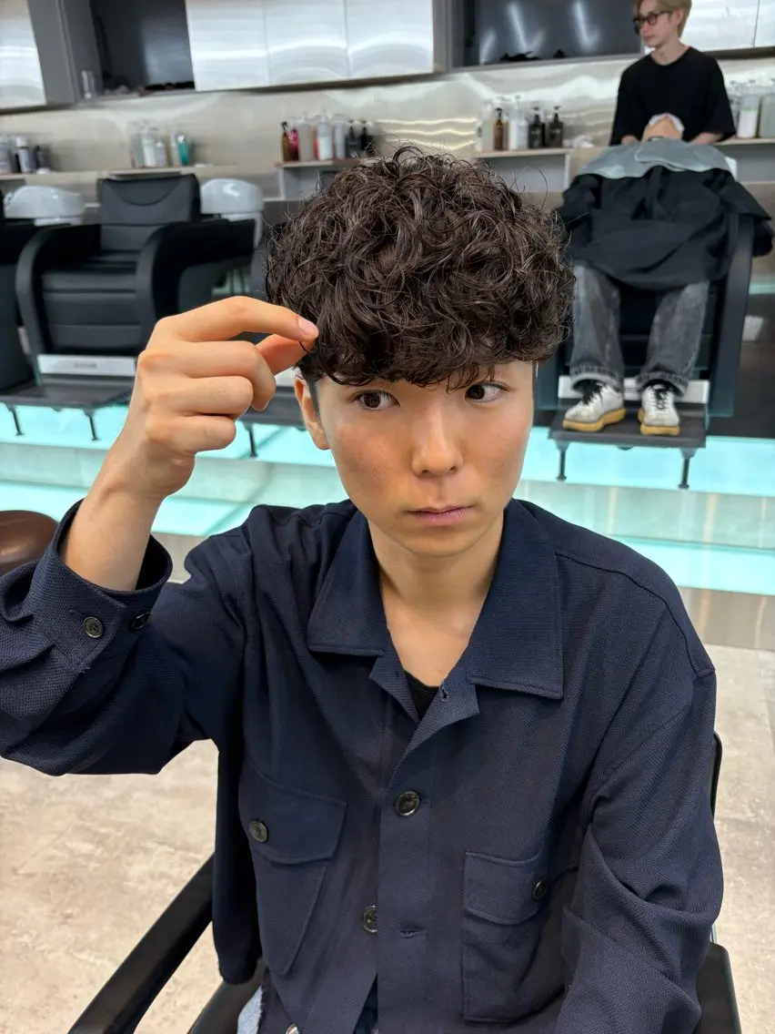 【メンズ】 カット プードルパーマ *ケアパーマの写真