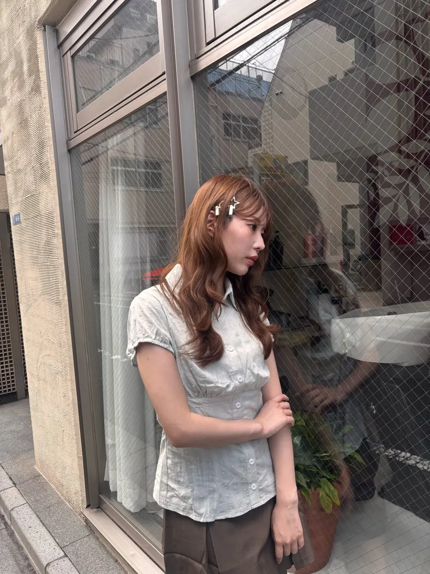 ロング レイヤーカット 𝗬𝗨𝗔 🐈‍⬛のヘアスタイル