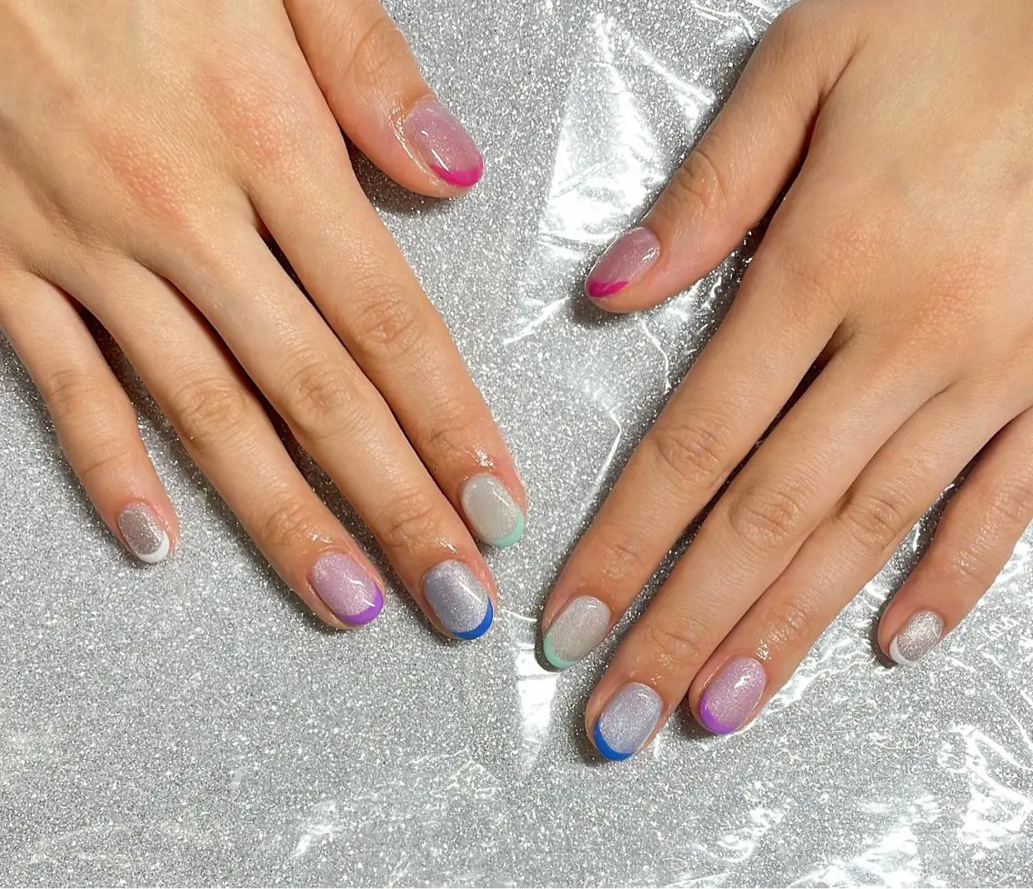 ネイル ハンドネイル VIERU 🌈🎀💖のネイルデザイン