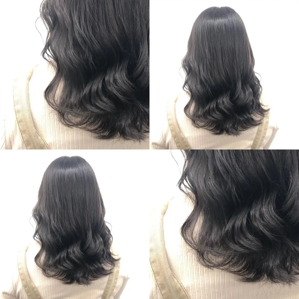 ロング カラー パーマ ヘアアレンジ メンズ キッズ ネイル マツエク・マツパ 上品＆韓国風 🥀海心🥀のヘアスタイル
