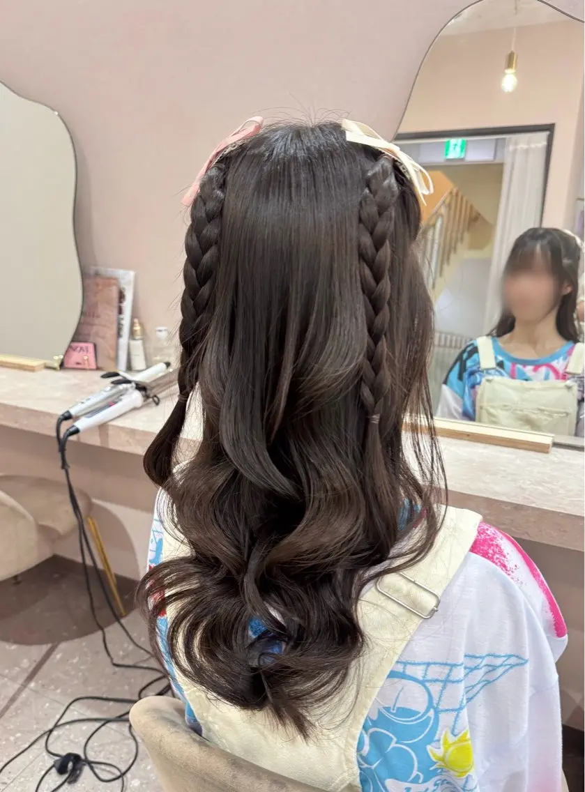 ヘアアレンジ ヘアセット Mila Chisaのヘアスタイル