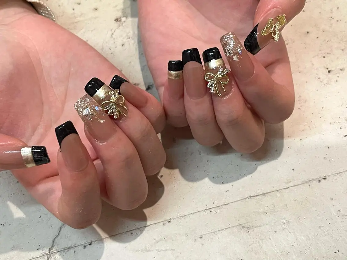 ネイル 持ち込み ハンドネイル 韓国/ワンホン/長さ 出しつけ放題🎀のネイルデザイン