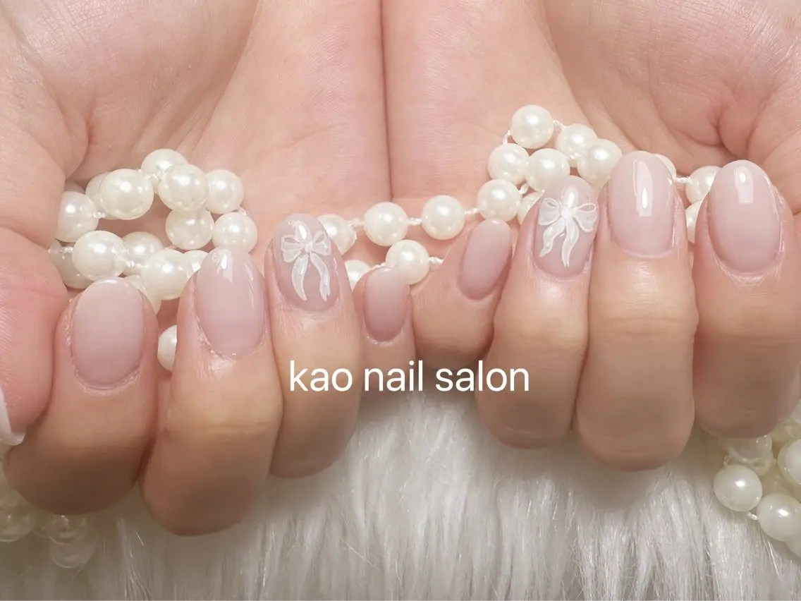 ネイル ハンドネイル kao nail マグネット/長さだしのネイルデザイン