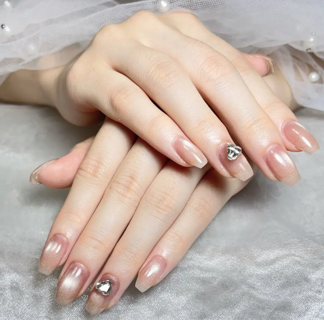 ネイル オーロラネイル チークネイル フットネイル フレンチネイル ジェルネイル ハンドネイル NEW NAIL💞 yukiのネイルデザイン