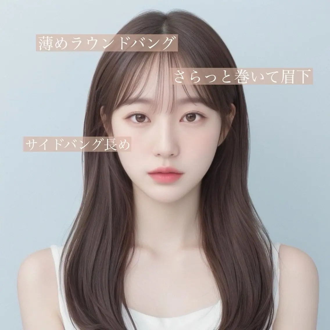 セミロング 映える顔まわり/前髪 特化 💗 ユキマのヘアスタイル