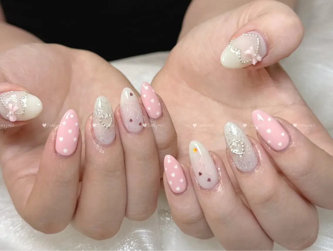 ネイル ハンドネイル 🎀Today nail💅のネイルデザイン