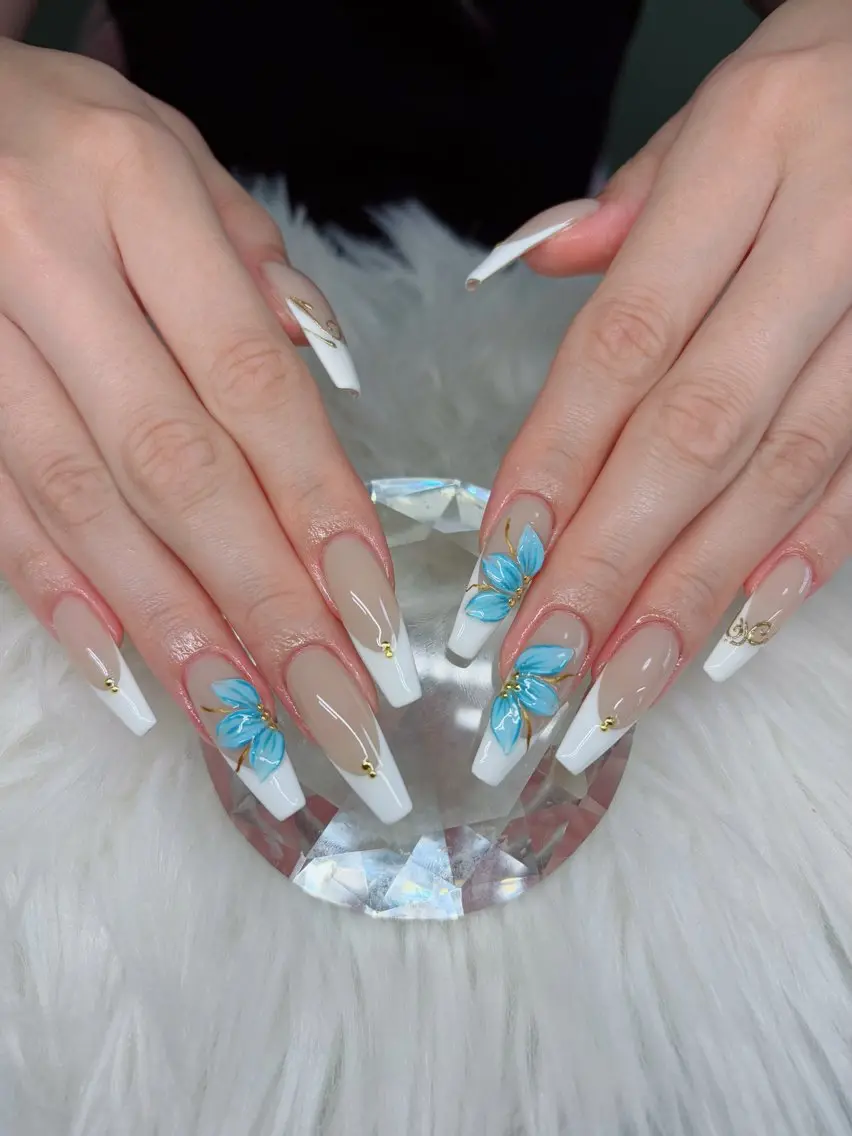 ネイル アートネイル オーロラネイル チークネイル 長さ出し フットネイル ハンドネイル Chan nailsのネイルデザイン