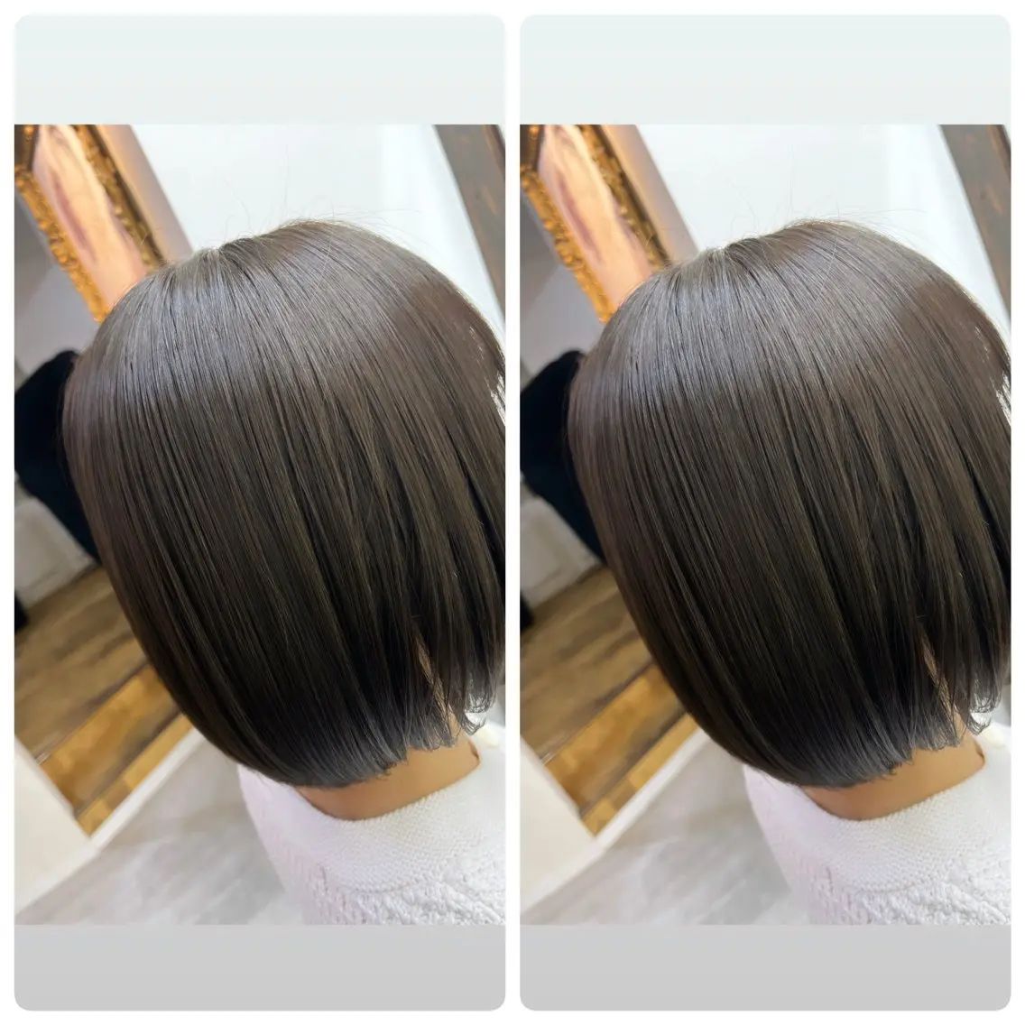 ショート ボブ 飯星慧斗 /ブリーチ、縮毛矯正のヘアスタイル