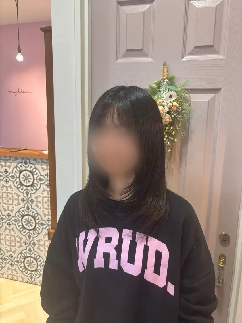 【 10代･20代限定 】レイヤーカット+韓国風前髪･顔周りカット⟡.*の写真