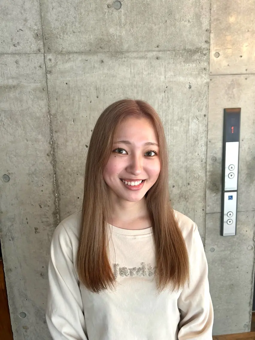 ロング カラー ヘアカラー トリートメント 🎨デザイン🥇 美髪・艶髪 日暮千敬のヘアスタイル