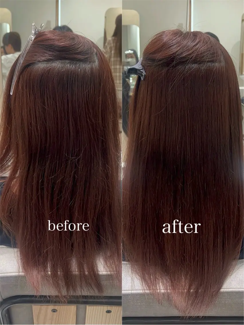 ロング 髪質改善 縮毛矯正 トリートメント カット 縮毛矯正 トリートメント 💎髪質改善/艶髪 💎mizuki💎のヘアスタイル