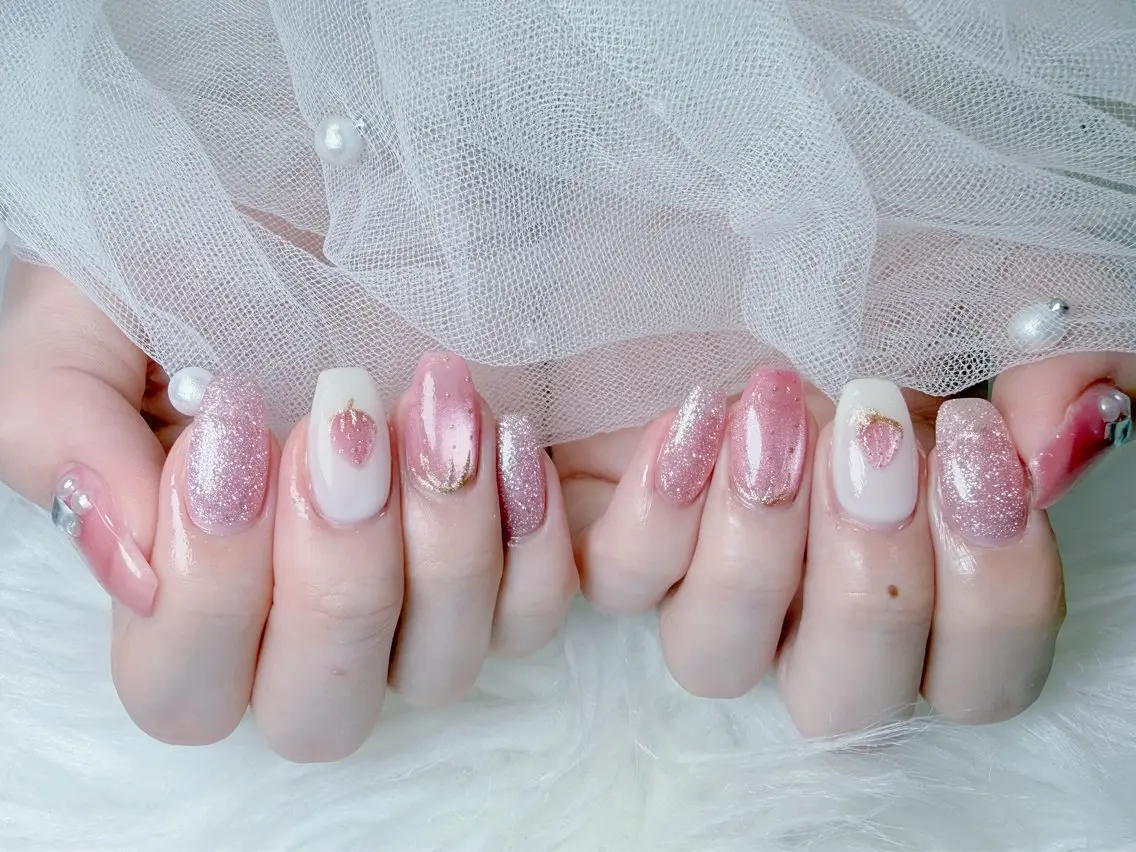 ネイル ジェルネイル 持ち込み ニュアンスネイル パラジェル シンプルネイル Y&L Nailのネイルデザイン