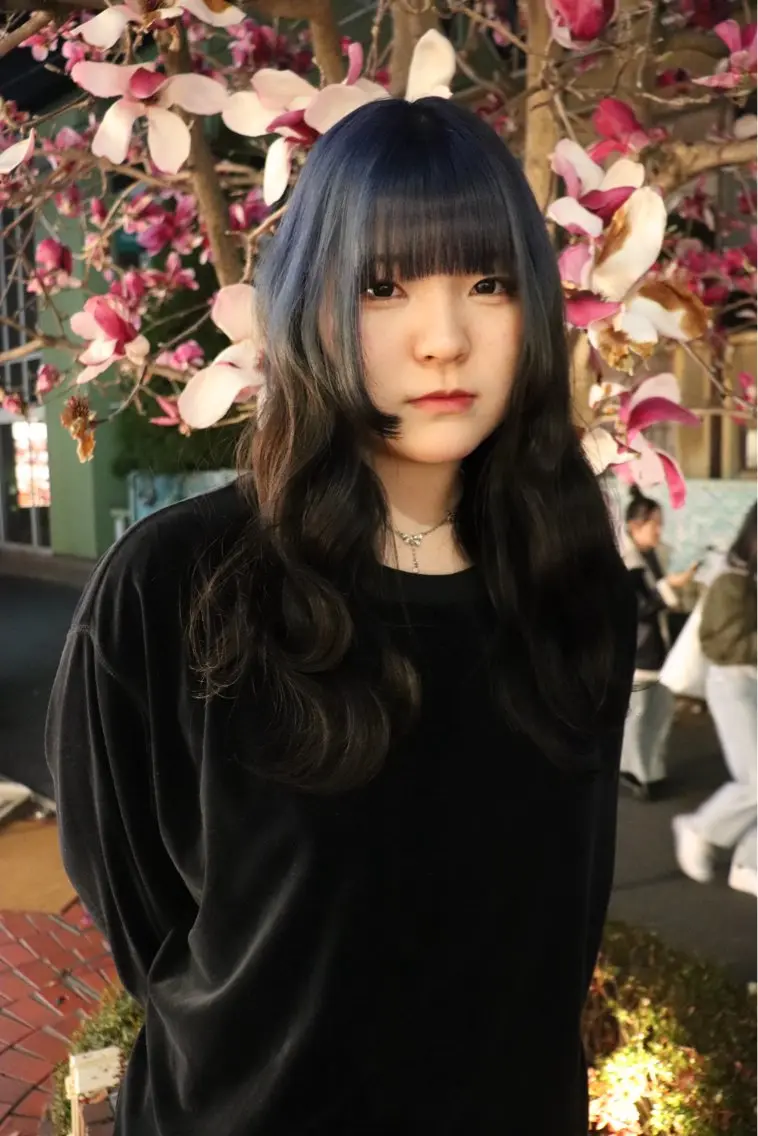 ロング カラー ヘアアレンジ ヘアカラー @kyoniyy KYONIのヘアスタイル