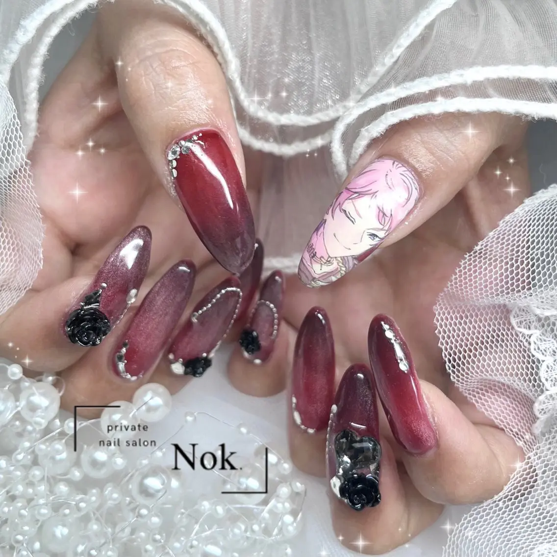 ネイル ハンドネイル 池袋痛ネイル Nok. 渡辺のネイルデザイン