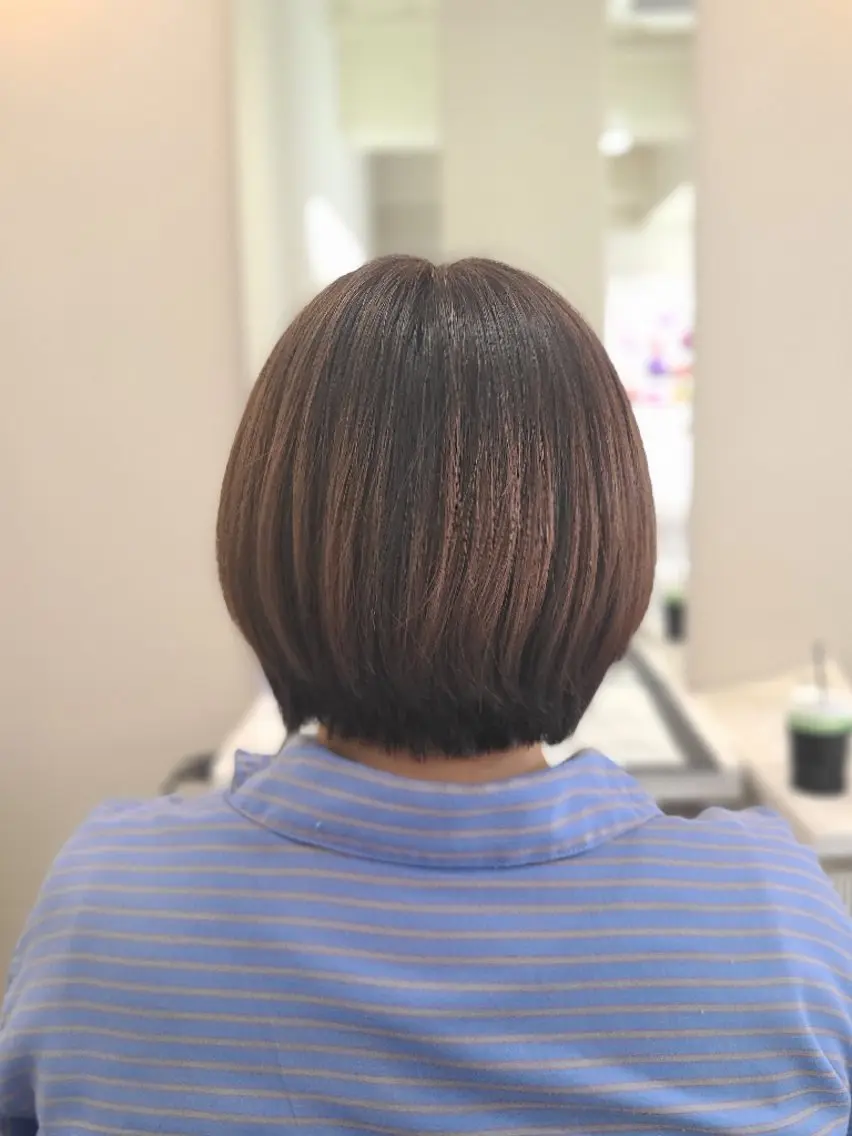 ショート ショートボブ ボブ ショートヘア カット 桐島 令奈のヘアスタイル