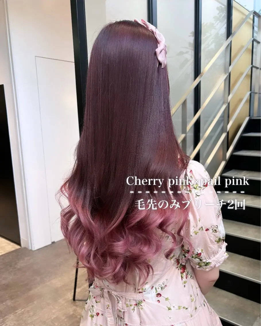 ロング カラー 💗ガーリーヘア🎀 saki💗のヘアスタイル