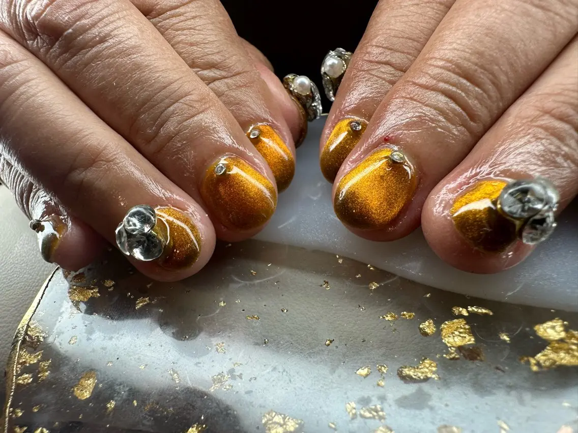 ネイル マグネットネイル ハンドネイル YOKOSUKA NAILS💅✨のネイルデザイン