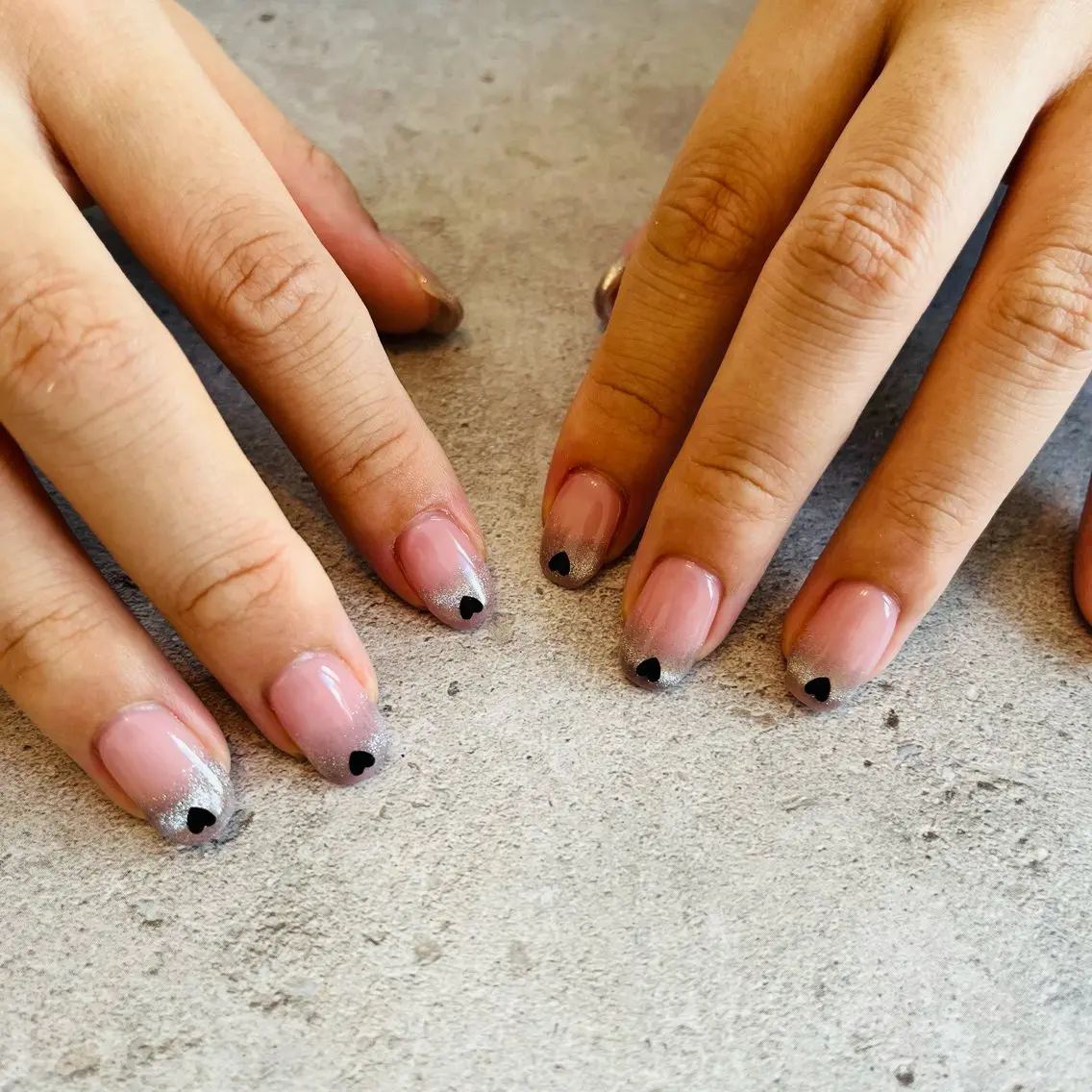 ネイル ハート Briwa✨nail 💅enoi ❤︎のネイルデザイン