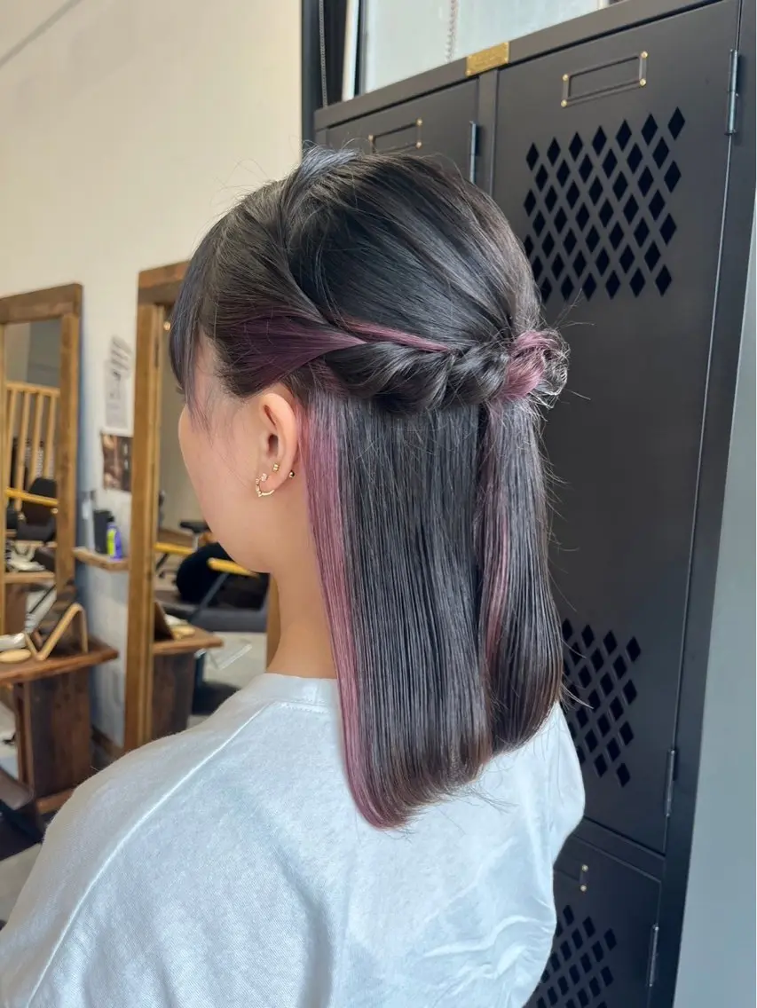 ミディアム ヘアセット 鈴木 🎀のヘアスタイル