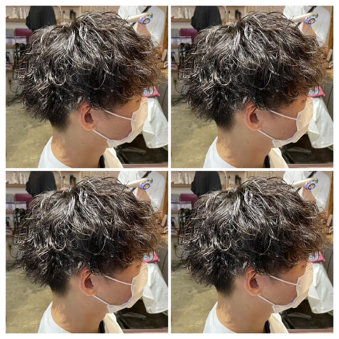 パーマ メンズ カット パーマ トリートメント ヘアセット メンズパーマ特化 望月謙二郎のヘアスタイル