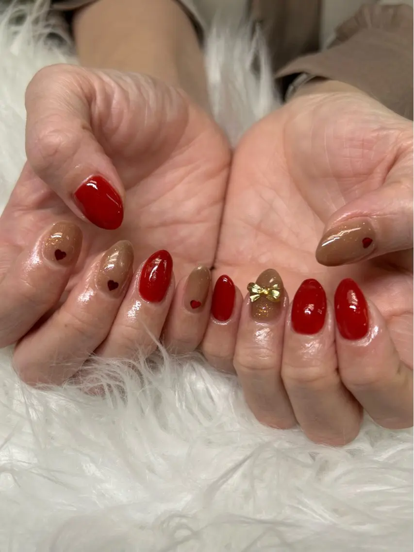 セミロング ハンドネイル nail salon chai Asakaのネイルデザイン
