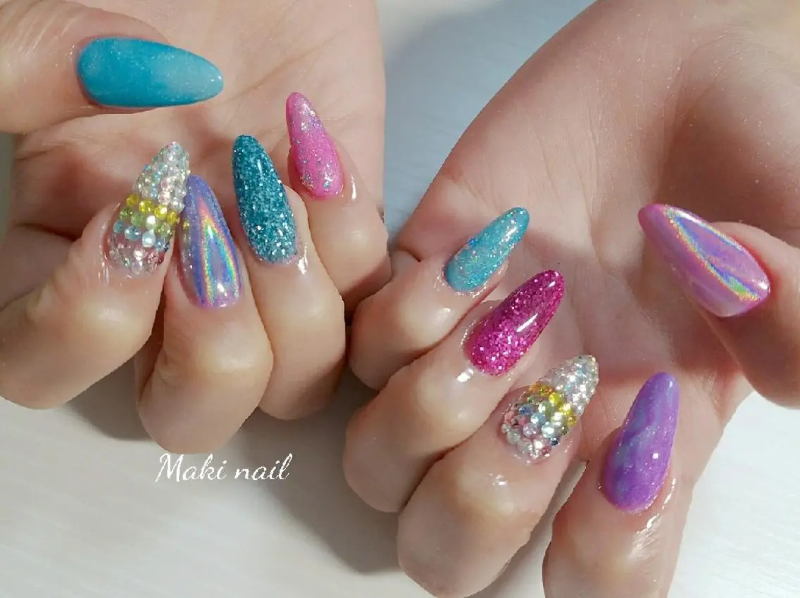 ネイル ･:*+.✳︎˚✧₊ MAKI NAILのネイルデザイン