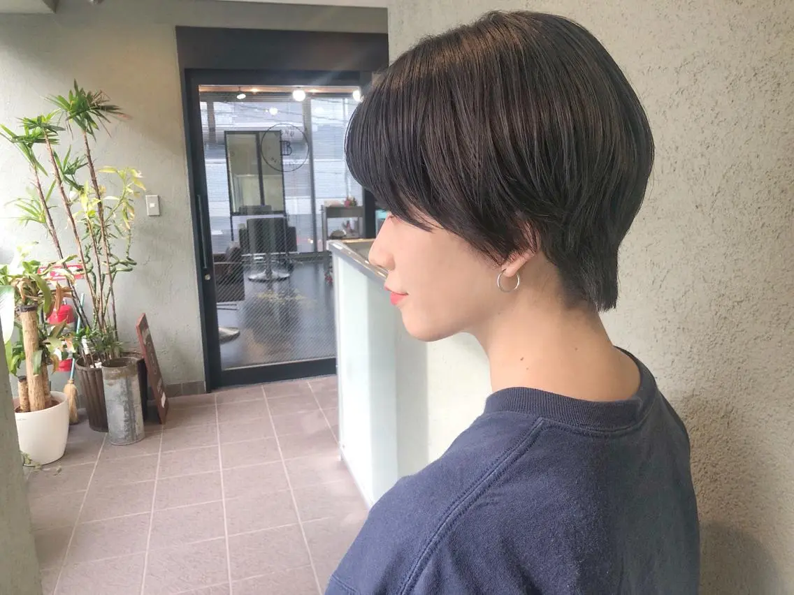 ショート カラー ブリーチ HIROKI ”博多 /ボブのヘアスタイル