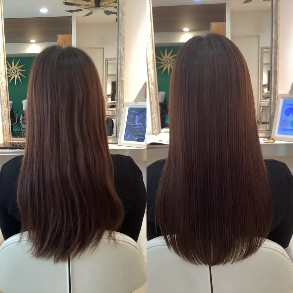 ロング 髪質改善 似合わせカット カット 縮毛矯正 hair bonitaのヘアスタイル