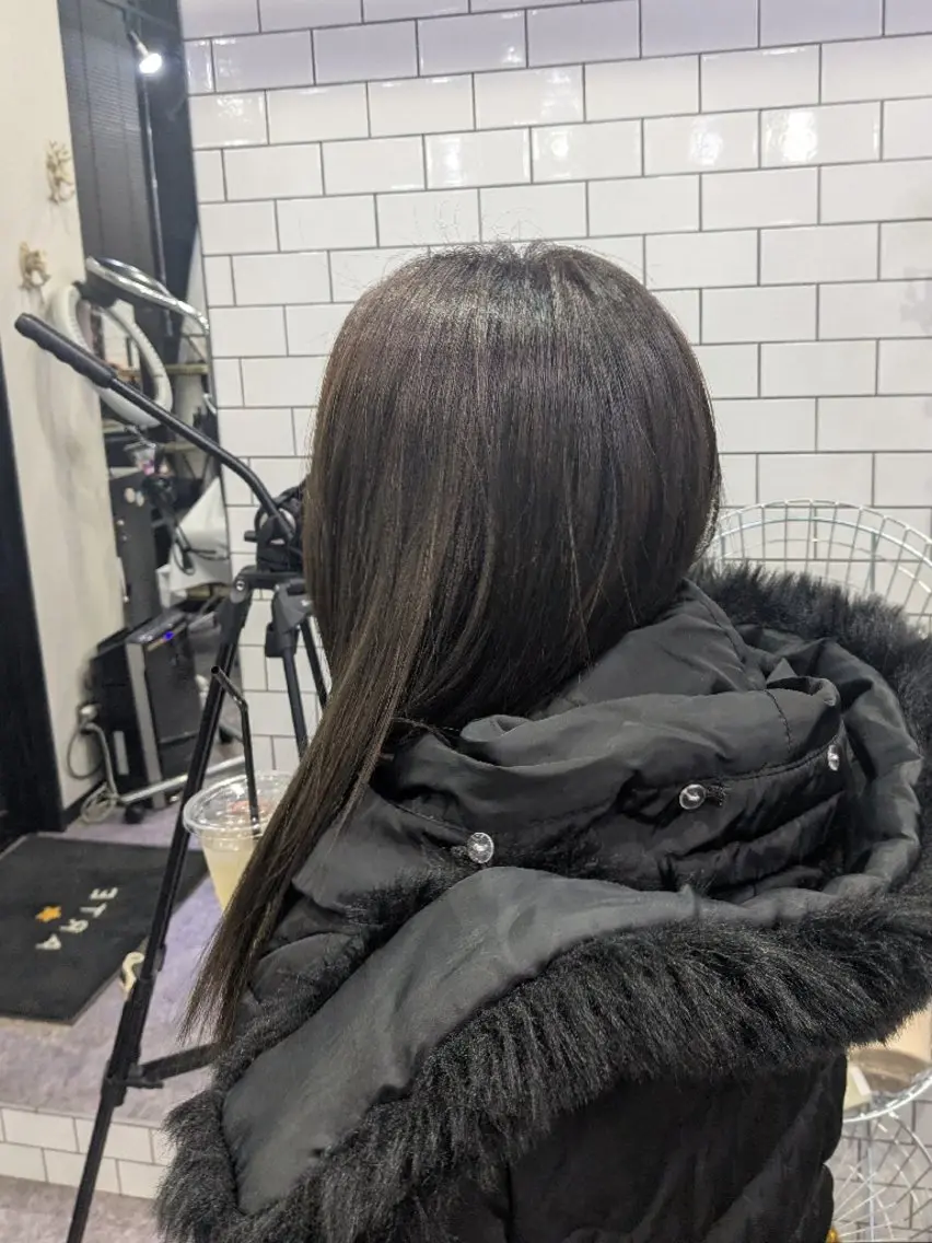 カラー 多田 遥香のヘアスタイル