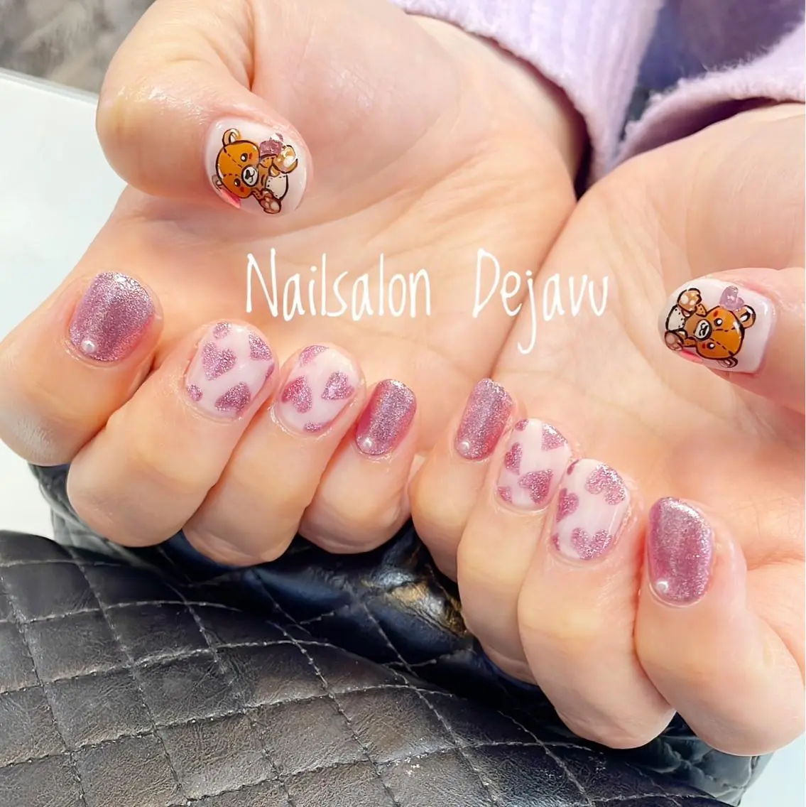 ネイル アートネイル ジェルネイル 持ち込み シンプルネイル ハンドネイル Nailsalon Dejavuのネイルデザイン