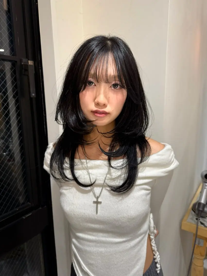 セミロング カラー カット ヘアカラー matsuri 🪽ボブカットのヘアスタイル