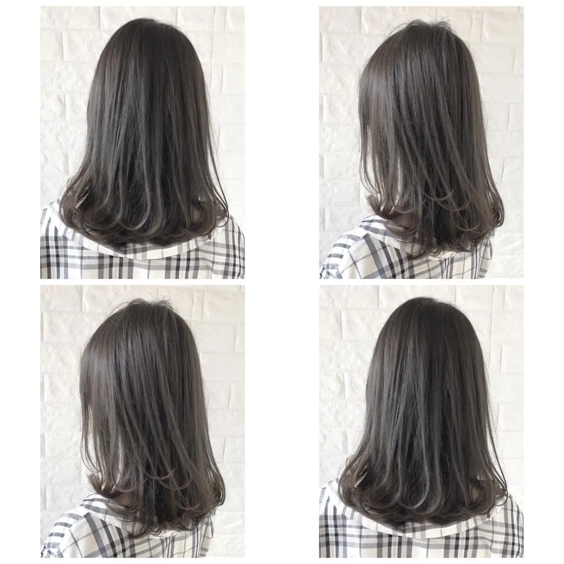 ミディアム カラー アッシュ 透明感カラー イルミナカラー オレンジ トリートメント カット ヘアカラー トリートメント ヘッドスパ 髪質改善特化KIZU /艶髪研究(京都)のヘアスタイル